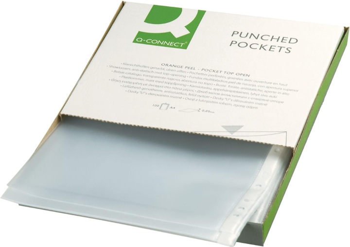 Image du produit Q-Connect Pochettes de pointage (A4, 100 x)