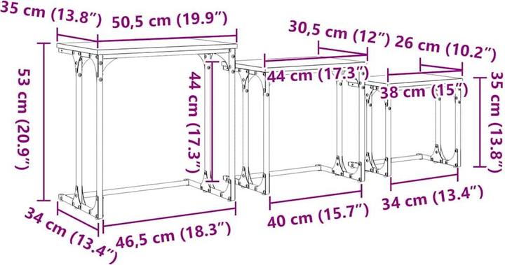 Image du produit vidaXL Couchtisch