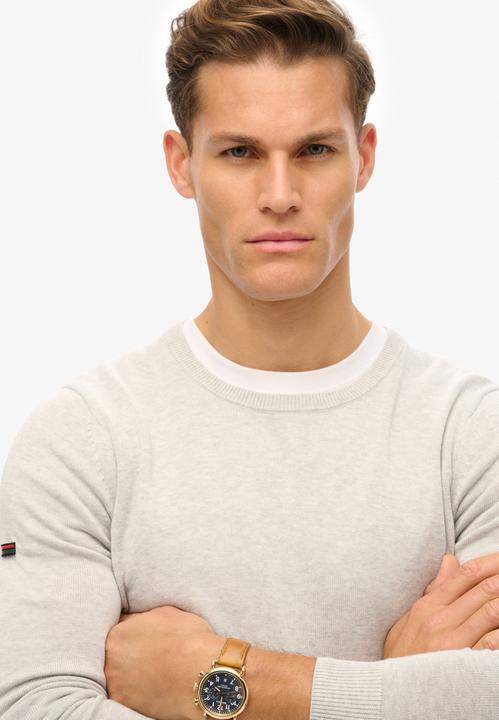 Produktbild Superdry Leichtes Essentials Strick-Sweatshirt mit Rundhalsausschnitt (S)