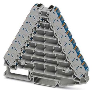 Phoenix Contact PTRV 8-PV /BU 3270249 Potentiaalverdeler 0,14 mm² 1,50 mm² Grijs 10 st., Kabels + Stekkers, Grijs
