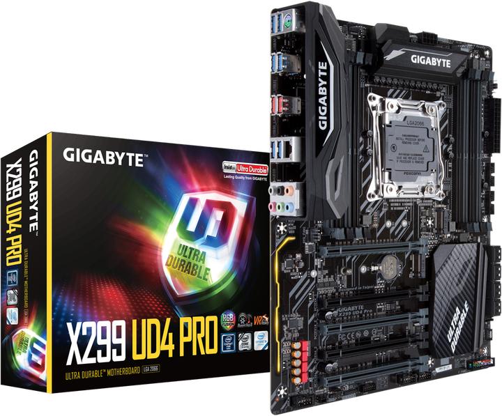 Produktbild Gigabyte X299 UD4 Pro (LGA 2066, Intel X299, ATX)