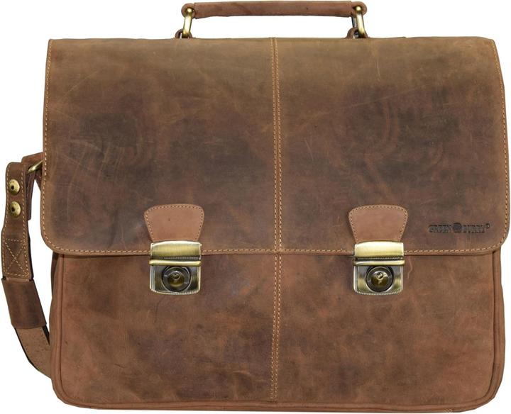 Produktbild Greenburry Vintage Aktentasche Leder 42 cm Laptopfach (15")