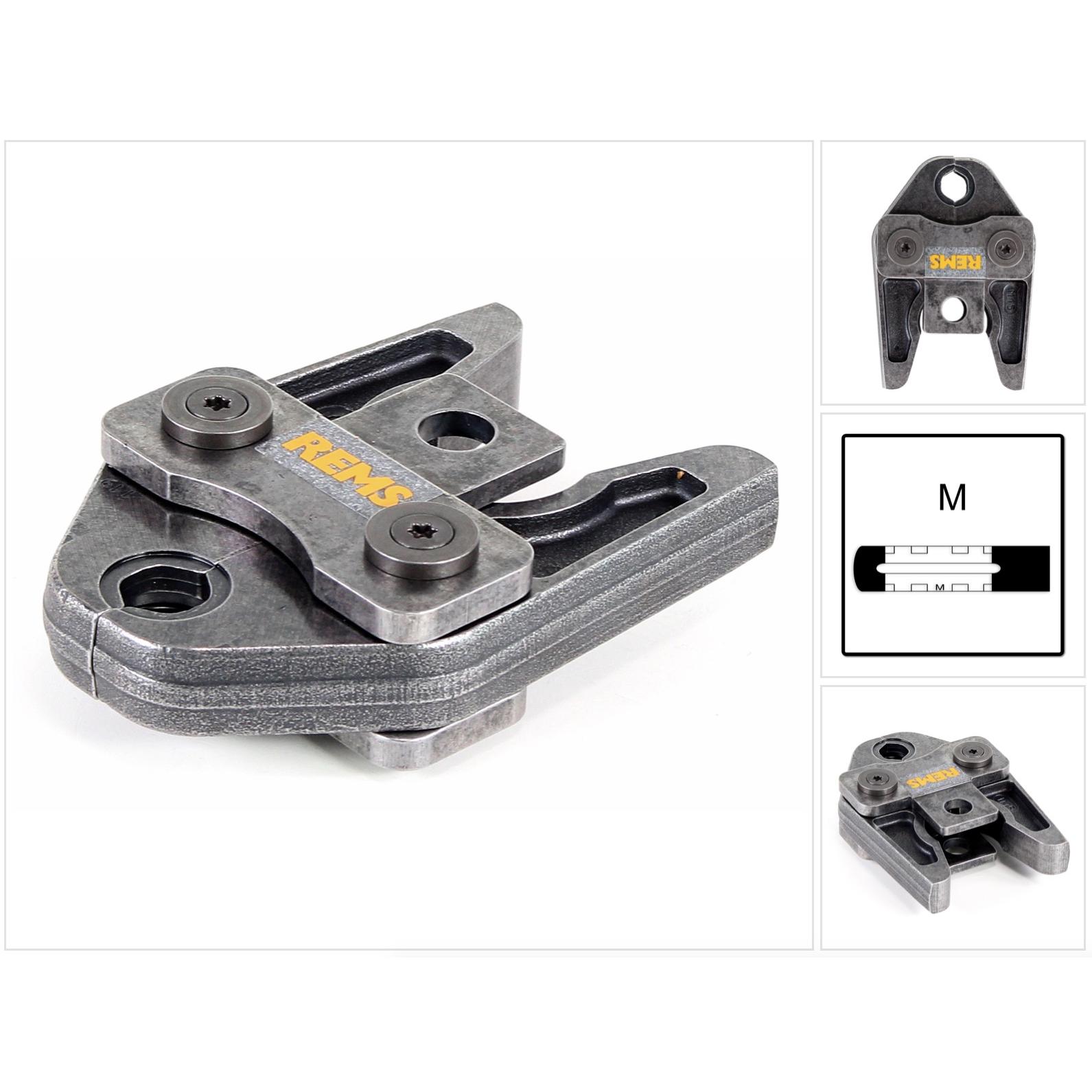 Rems, Zange, Pressbacke Presszange Standard M15 ( 570110 ) für ROMAX 4000 / Akku Press ACC etc (145 mm)