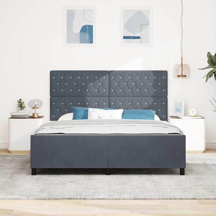 Actual product image vidaXL Modernes Bett (180 x 200 cm)