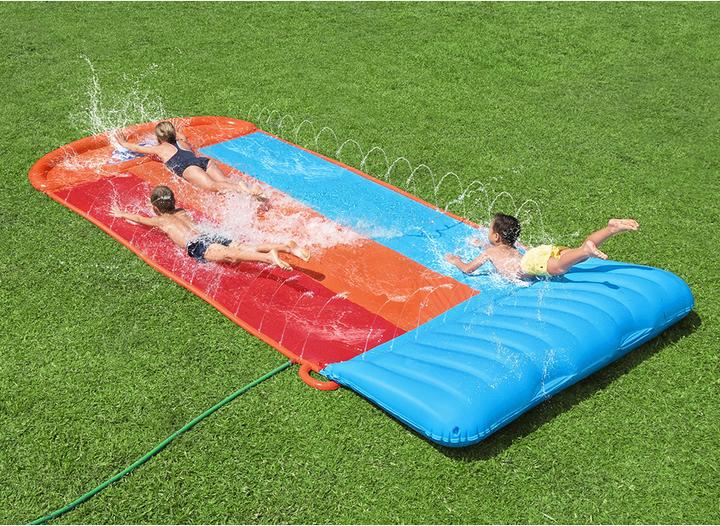 Actual product image Bestway H2OGo Tsunami Splash Triple Slide (4.72 m)