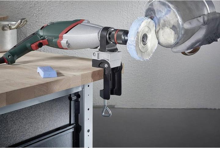 Actual product image wolfcraft Universal Drill Clamp, Die-Cast Aluminium, Swivelling
