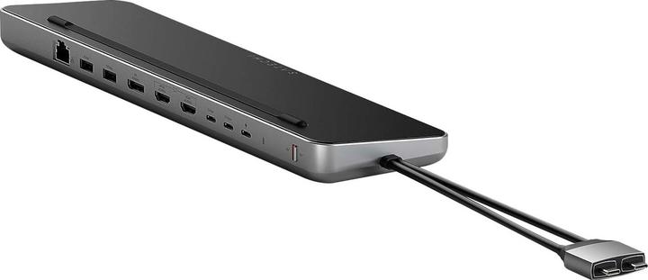 Actual product image Satechi Dual Dock Stand (USB-C, 9 Ports)