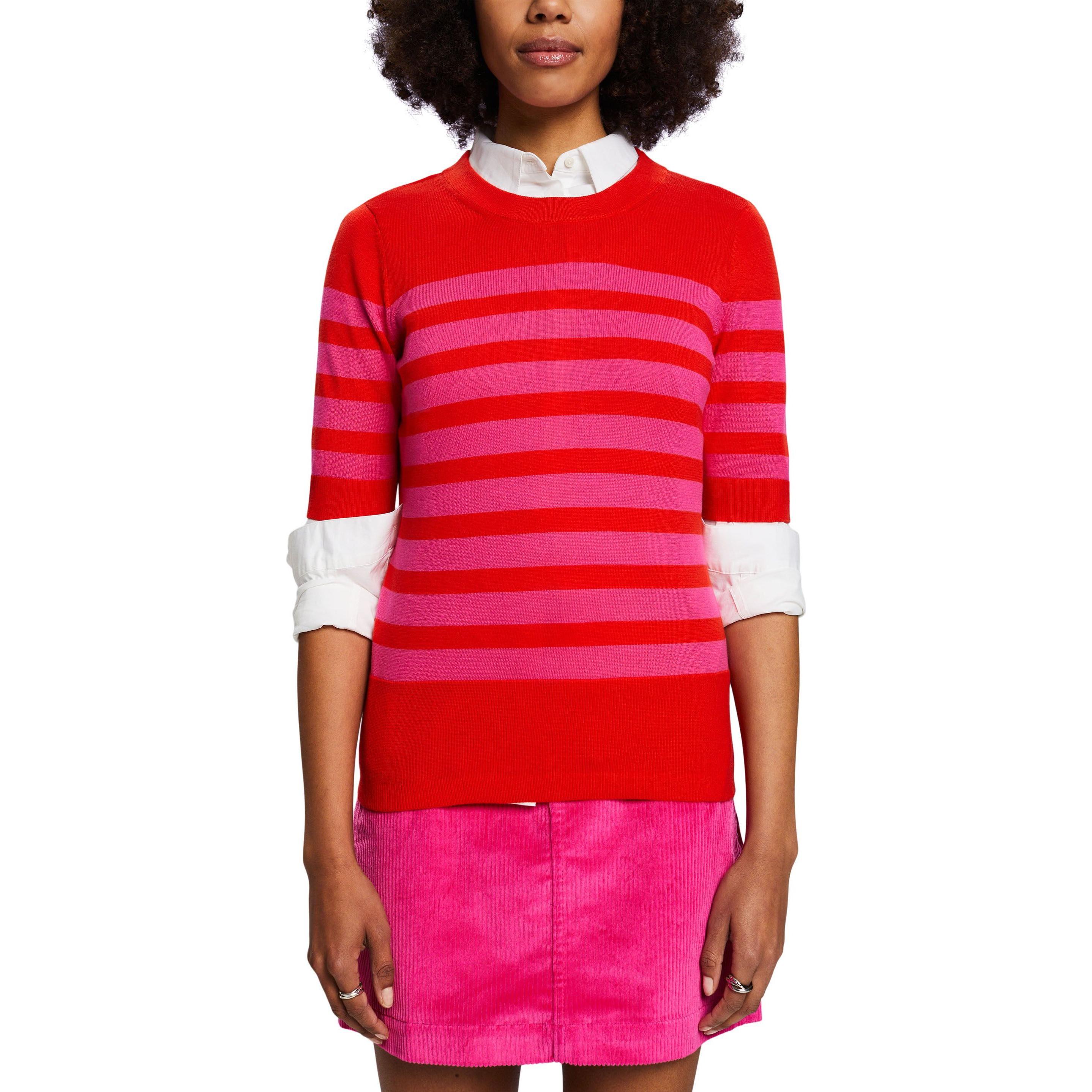 Thumbnail - Esprit, Damen, Pullover, sweatshirt kurzarm, Rot, (XS)