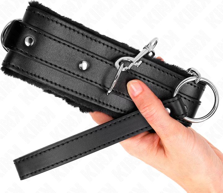 Produktbild Kink HALSBAND MIT LEINE 65 CM MIT EINSCHRÃ„NKUNGEN SCHWARZ 36-42 CM X 5,5 CM