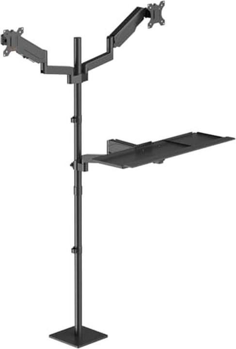 Produktbild myWall My Wall Mobiler Sitz-/Steh-PC-Arbeitsplatz (Boden, 31.89", 9 kg)