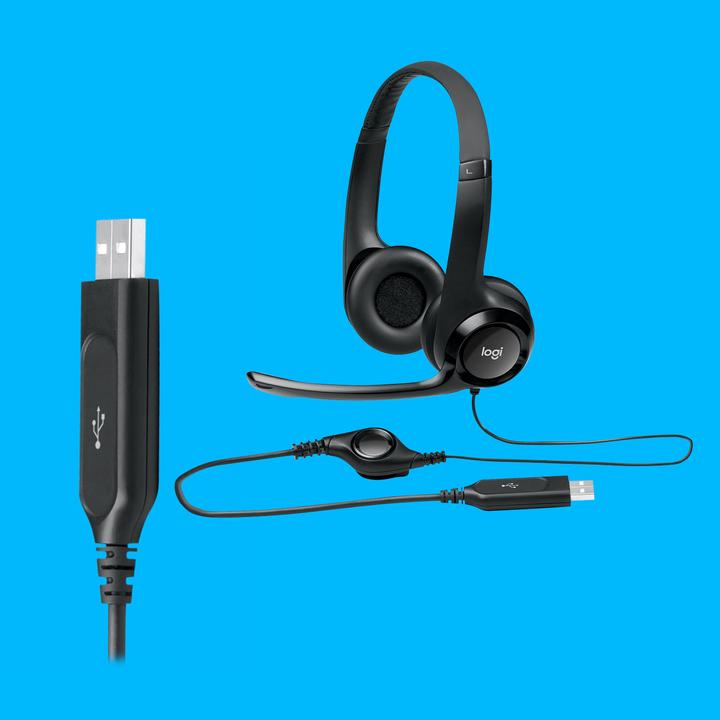 Actual product image Logitech H390 (Cable, USB-A)