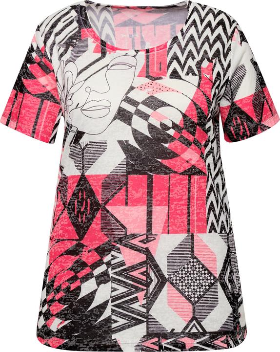 Image du produit Miamoda T-shirt à coupe confortable et imprimé à patch pailleté (52)