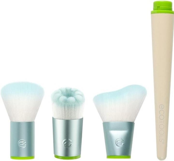 Image du produit EcoTools Kit Fard à Joues et Eclat Edition Limitée - Kit 5 Pinceaux Visage Interchangeables (Set)