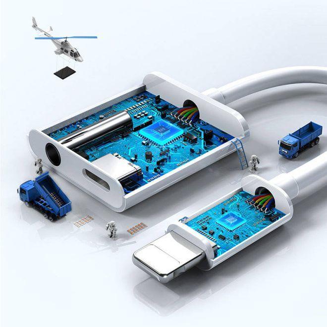Actual product image Joyroom Audio Converter (Lightning, 3.5mm jack)