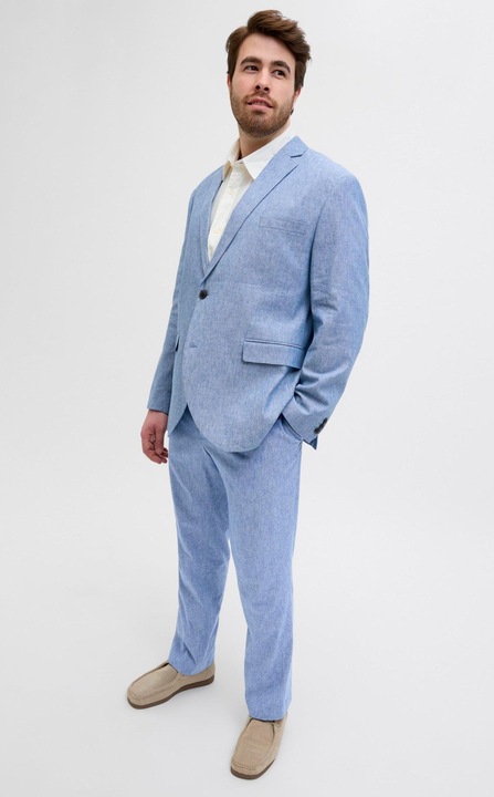 Image du produit Jack & Jones Plus Size Regular Fit Anzug Einreihiger Blazer und Hose (66)