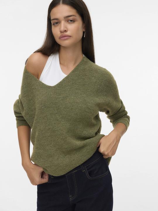 Produktbild Vero Moda Vmcrewlefile Ls V-Neck Blouse Noos (M)