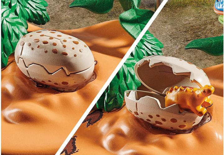 Produktbild Playmobil Stegosaurusnest mit Eierdieb (71526)