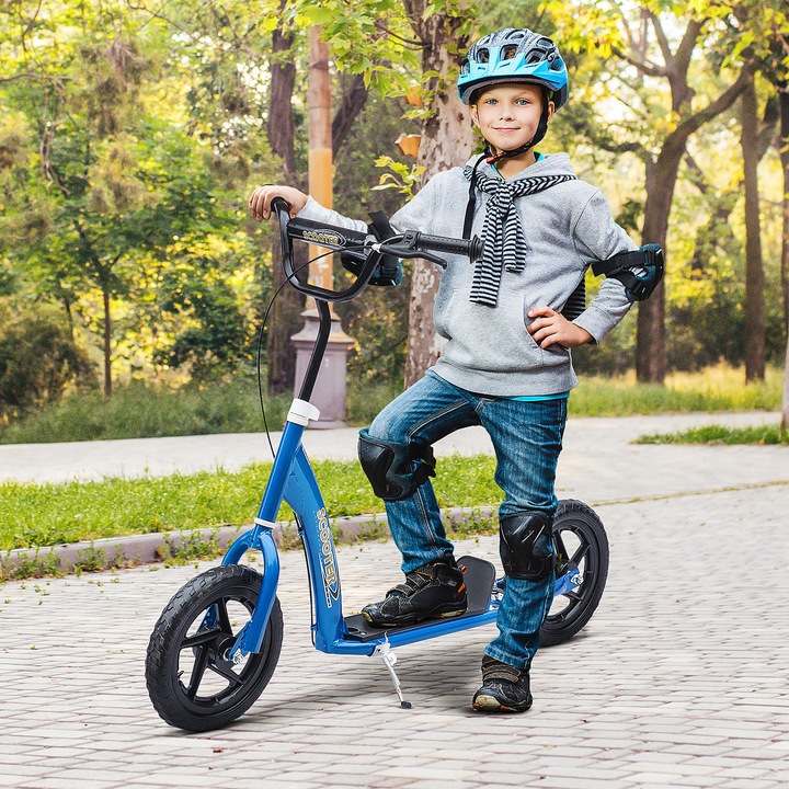 Produktbild Homcom Kinderroller Anti-Rutsch Trittfläche, Metallfahrradständer zum Parken