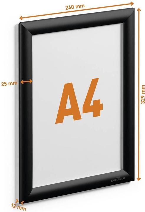 Produktbild Durable Klapprahmen Aluminium A4