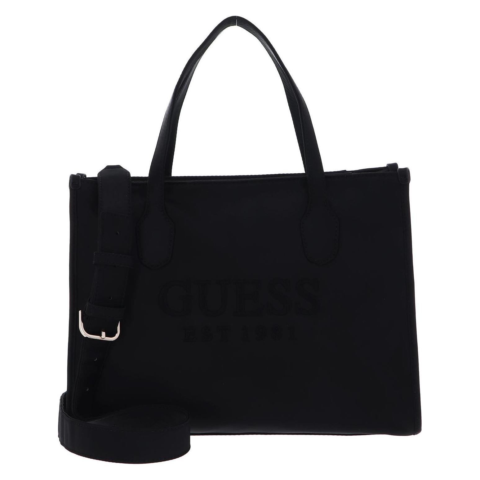 Guess, Damen, Handtasche, Silvana 2 Compartment Tote, Schwarz
