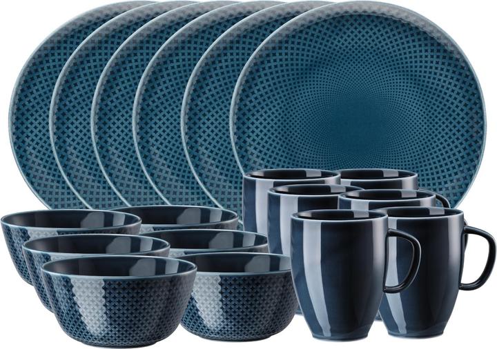Actual product image Rosenthal Junto Ocean Blue breakfast set 18pcs (18 pcs.)