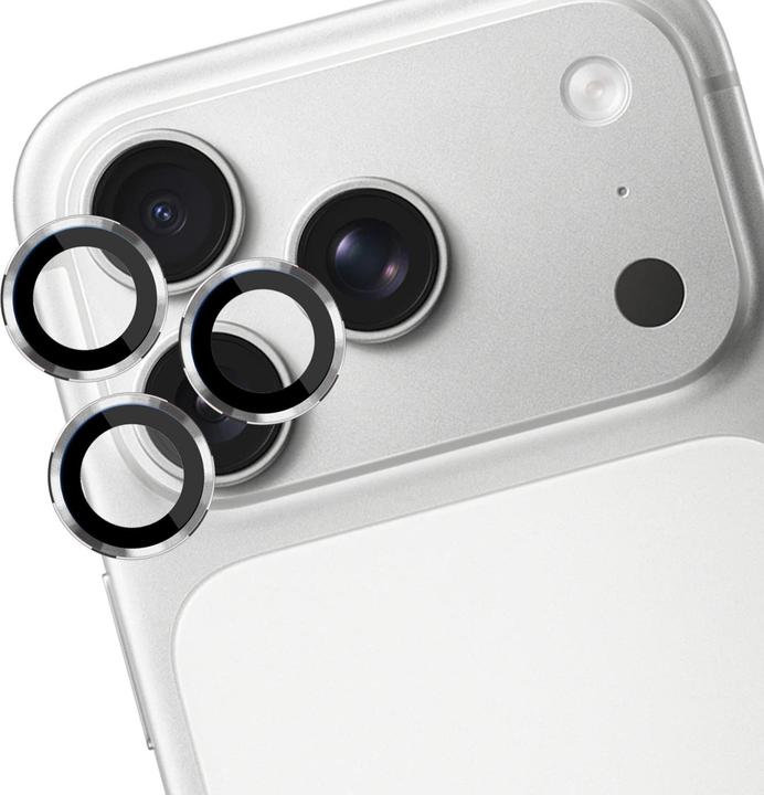 Produktbild 3MK Lens Protection Pro Kameralinsenglas für Apple iPhone 17 Pro /17 Pro Max - Silber (1 Stück, Apple iPhone 17 Pro Max, Apple iPhone 17 Pro)
