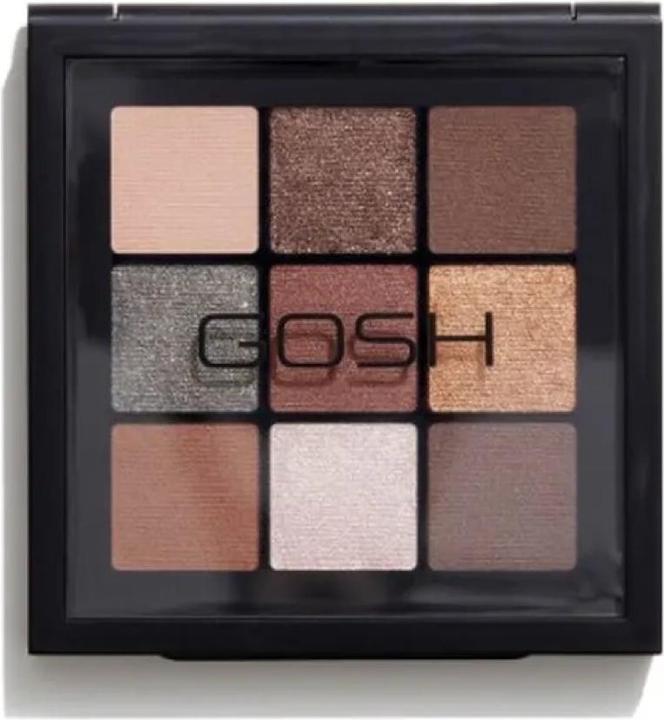 Image du produit Gosh Eyedentity Palette d'ombres à paupières 003 BE HAPPY avec 9 teintes mates et métalliques (003 Be Happy)