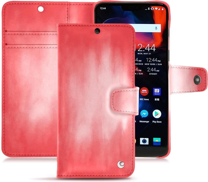 Produktbild Noreve Lederschutzhülle Wallet (OnePlus 6)