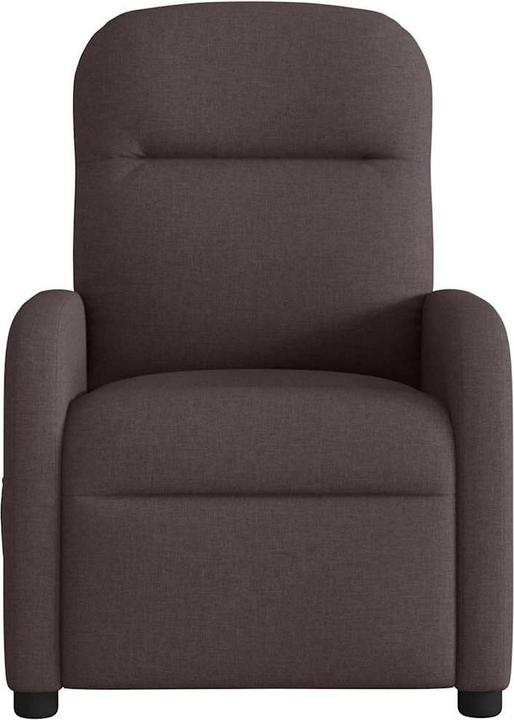 Image du produit vidaXL Fauteuil de massage Tissu Marron Foncé