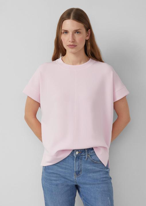 Produktbild s.Oliver Sweatshirt Weiches Scuba-Sweatshirt mit überschnittenen Schultern (42)