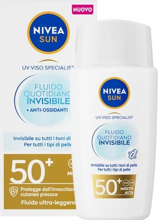 Immagine prodotto NIVEA Sun Daily Invisible Face Fluid Spf 50 40ml (SPF 50, 40 ml)