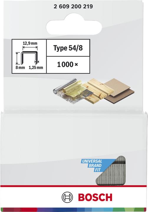 Actual product image Bosch Professional Zubehör Flat wire clamp type 54, 12.9 x 1.25 x 8 mm