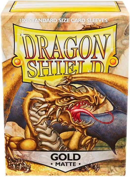 Actual product image Arcane Tinman ART11006 - Matte - Gold (100) Card Sleeves