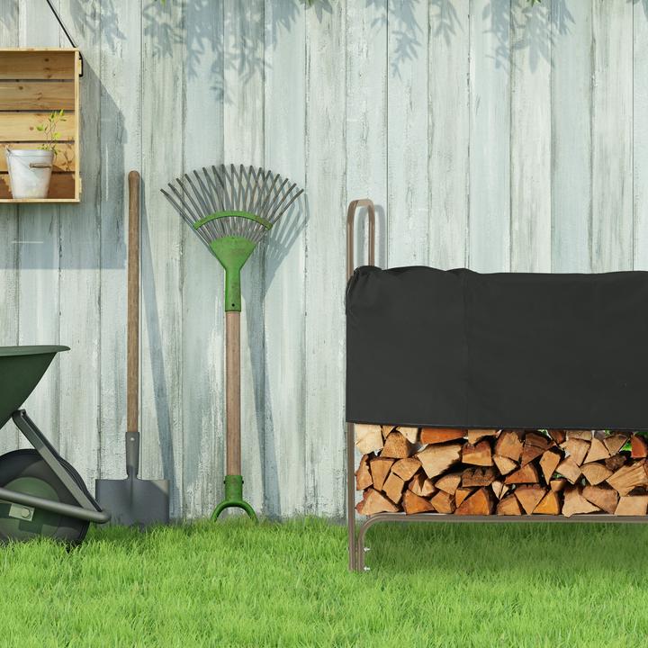 Actual product image Relaxdays Firewood rack (250 x 30 x 122 cm)