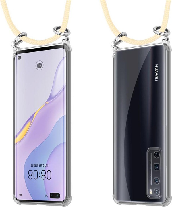 Produktbild Cadorabo TPU Handy Kette SILBER Cover