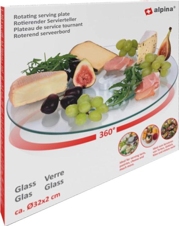 Actual product image alpina Rotating plate glass
