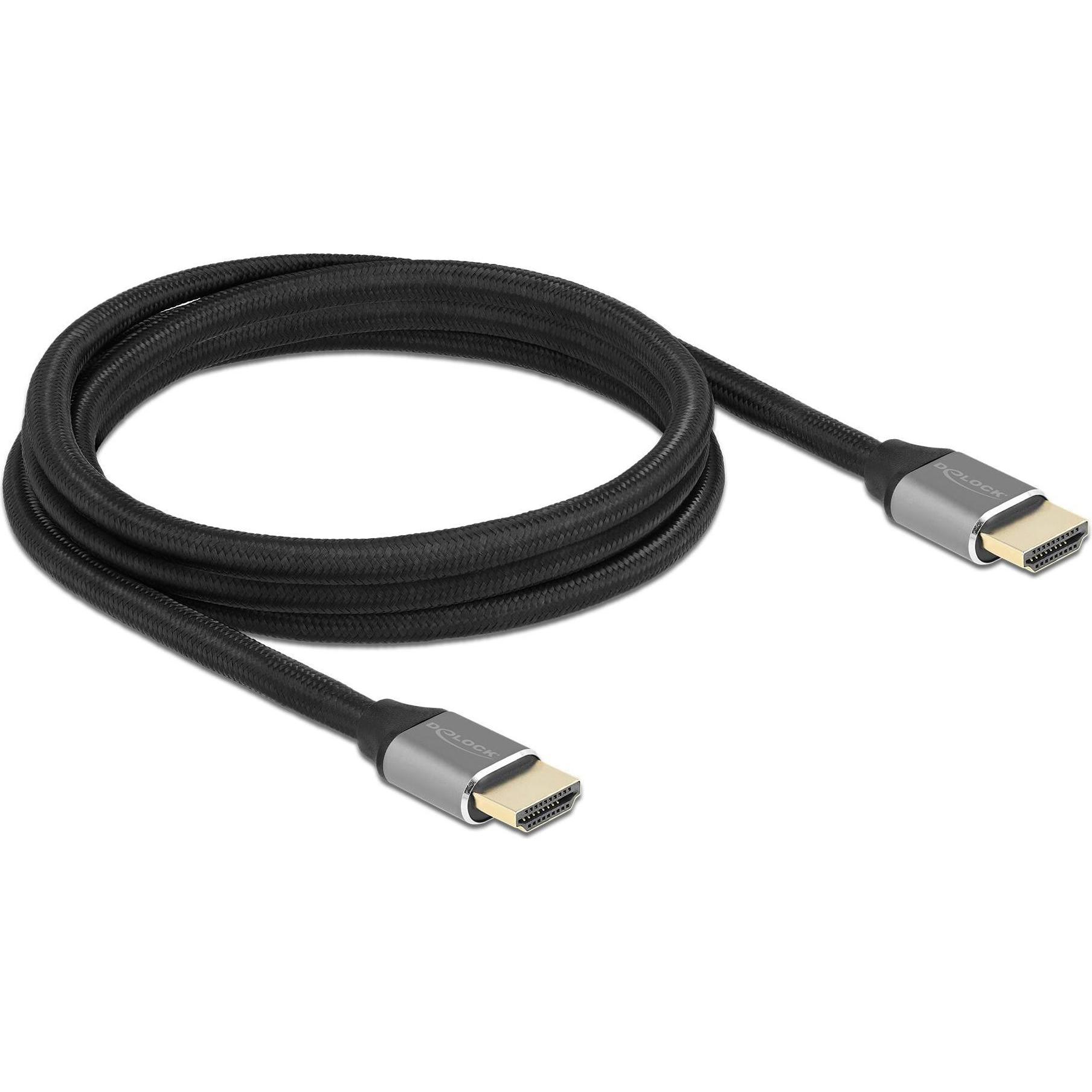 Thumbnail - Delock HDMI (Typ A) – HDMI (Typ A) (2 m, HDMI), Video Kabel