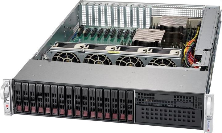 Actual product image Supermicro SC213 XAC-R1K05LP - Rack Mount - 2U