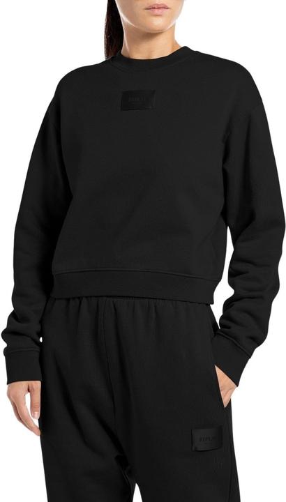 Produktbild Replay Cropped sweatshirt voor dames, 098 Black, M (M)