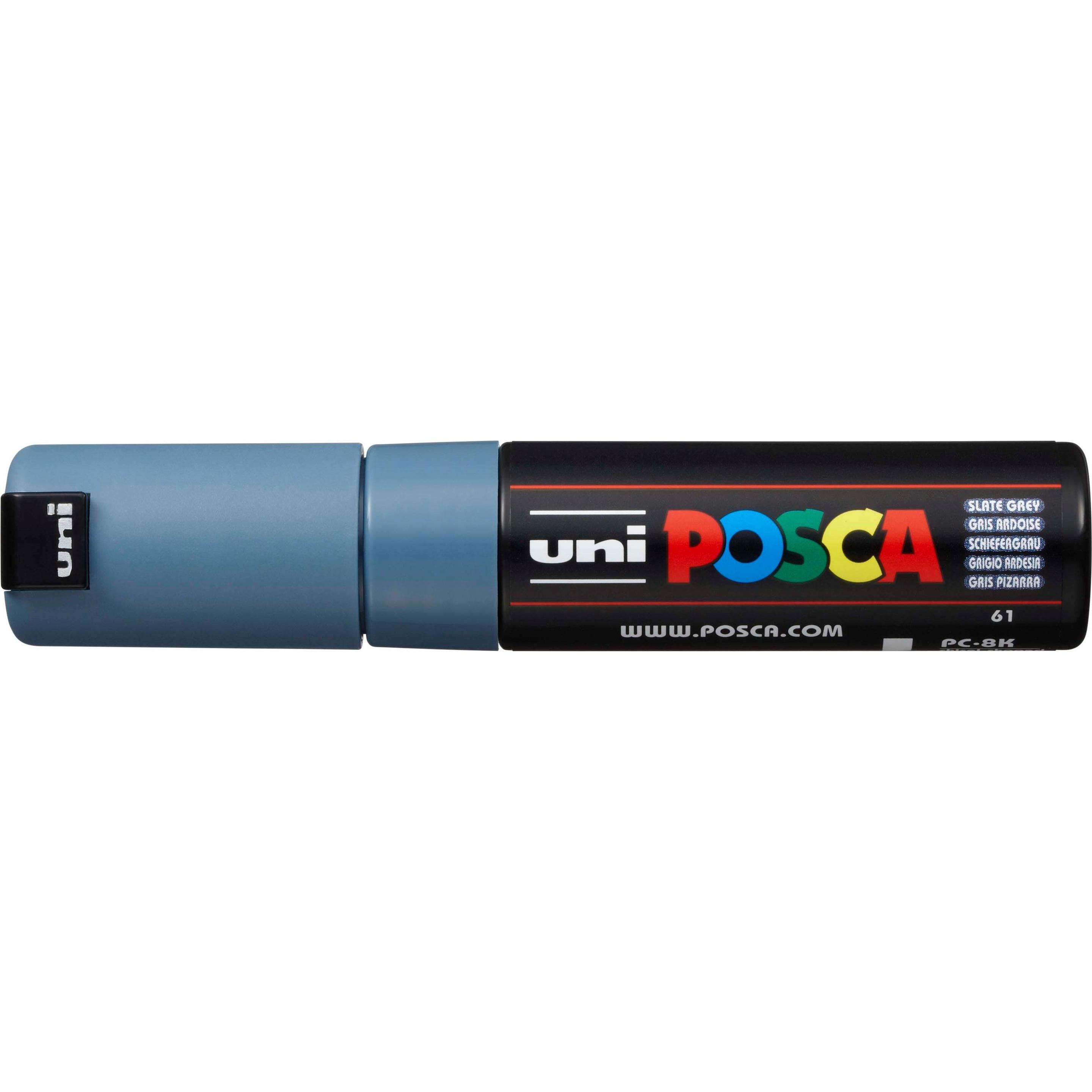 Posca, Marker, Marker PC-8K Keilspitze (Grau, 8 mm, 1 x)
