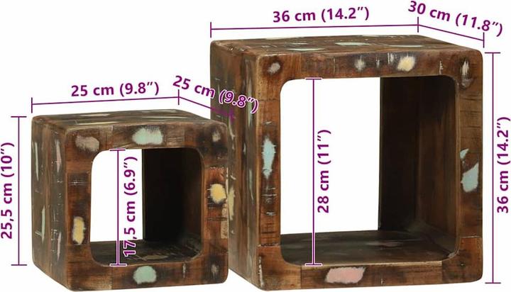 Actual product image vidaXL TV-Einheiten (36 x 30 x 36 cm)