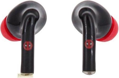 Actual product image Exquisite Gaming Marvel Holdems Mini Holder & Wireless Headphones Deadpool with TWS Buds 10 cm (4 h, Wireless)