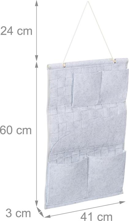 Produktbild Relaxdays 2x Hängeorganizer (2 x, 41 x 3 x 60 cm)