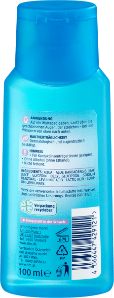 Actual product image dm Balea Eye Make-up Remover oil-free