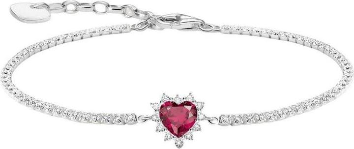 Immagine prodotto Thomas Sabo Armband mit Perlen Natural Beauty Silber (19 cm, Argento 925)