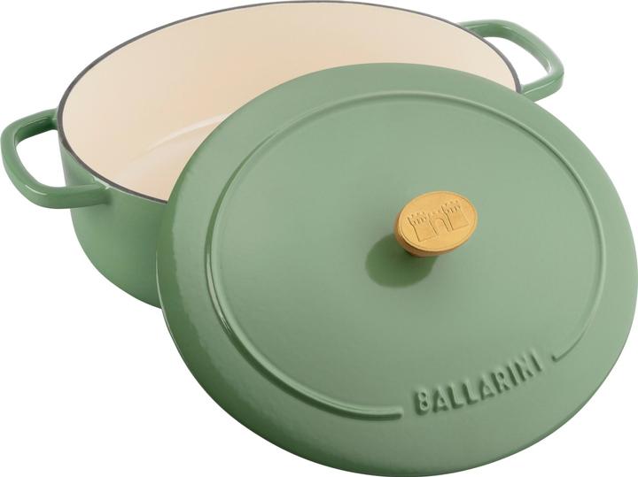 Image du produit Ballarini Bellamonte Cocotte 31 cm, ovale, Vert (31 cm, Cocotte + faitout, Fonte)