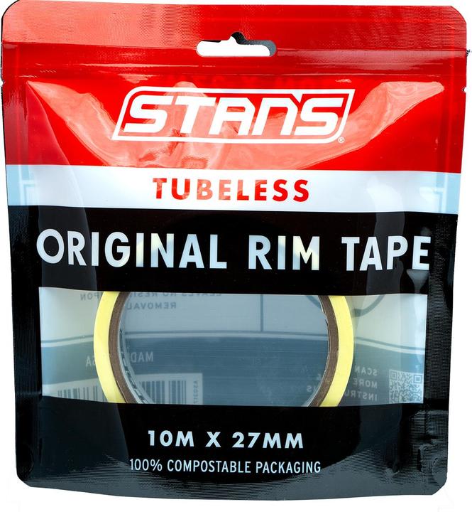Notubes Original Rim Tape, Tubeless Felgenband 27mm breit, 10m Rolle (27 mm)