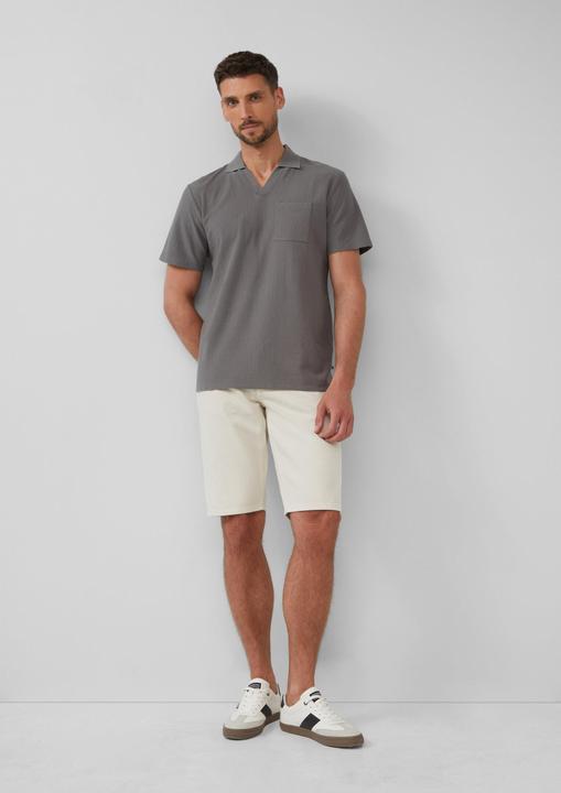 Immagine prodotto S.Oliver Polo-Shirt Poloshirt aus Struktur-Jersey mit Brusttasche (L)