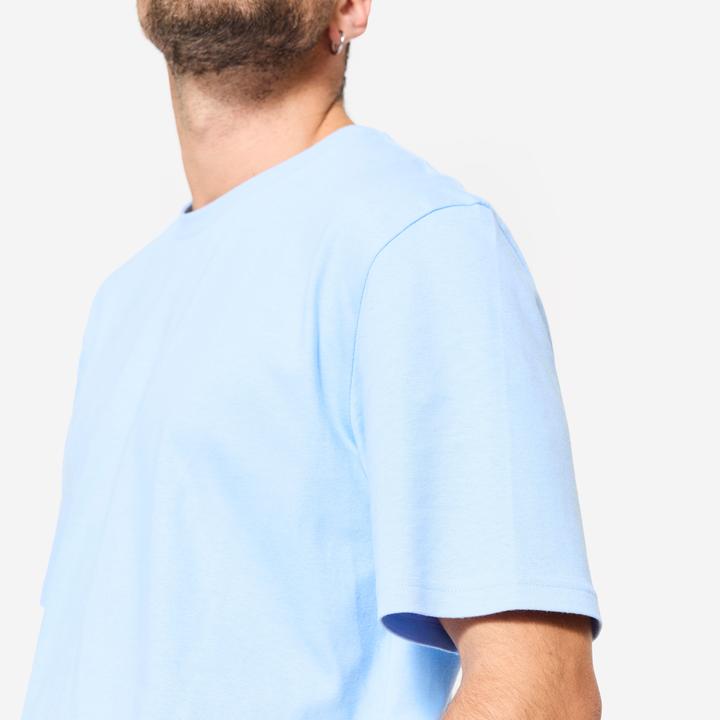 Produktbild Domyos Men's Regular Fitness T-Shirt - Light Blue (L)