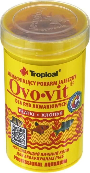 Actual product image Tropical Ovo-Vit - food for aquarium fish - 100 ml/20 g (Aquarium Fish, 100 ml)